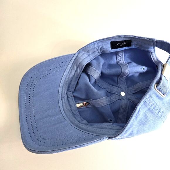 J. Crew Light Blue Lighthouse Baseball Hat Cap One Size Adjustable - Picture 6 of 8